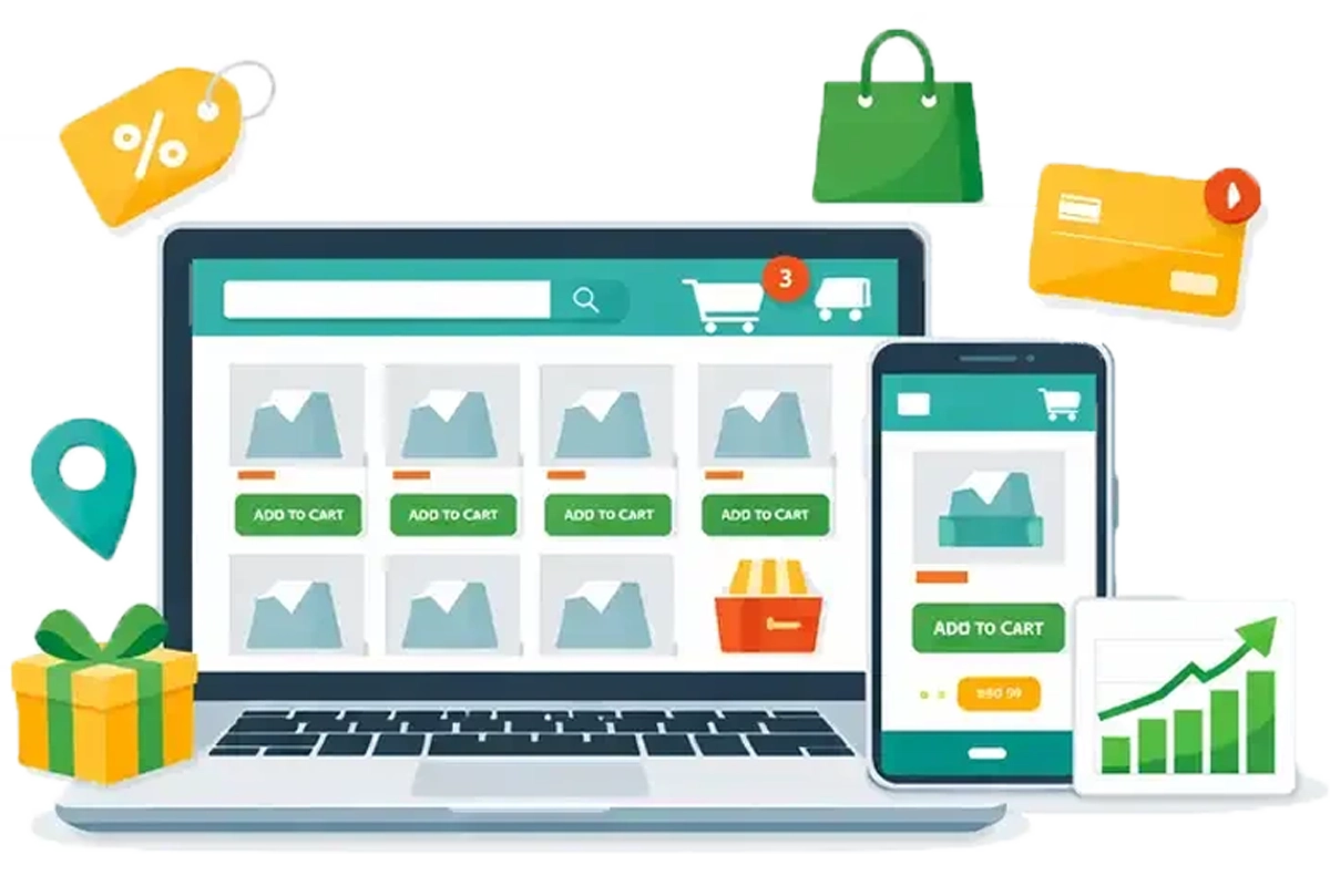 طراحی سایت فروشگاهی حرفه‌ای برای راه‌اندازی فروشگاه اینترنتی